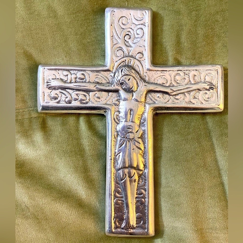 Cross from Ecuador made of some kind of steel on back but can’t read  #4